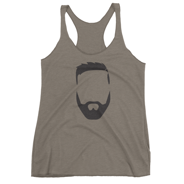 Robby Face (with RD Logo on the back) Women's Racerback Tank