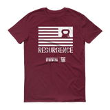 Resurgence Kettlebell Flag Unisex Short sleeve t-shirt
