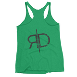 Robby Face (with RD Logo on the back) Women's Racerback Tank