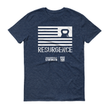 Resurgence Kettlebell Flag Unisex Short sleeve t-shirt