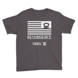 Resurgence Kettlebell Flag Youth Short Sleeve T-Shirt