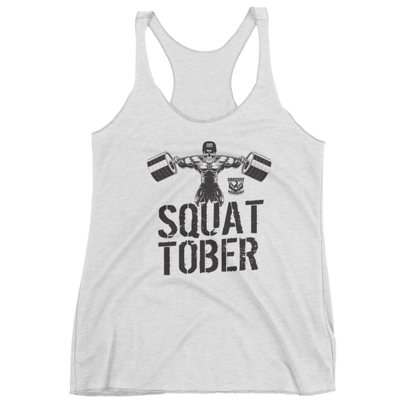 NEW: SQUAT TOBER Women's Racerback Tank