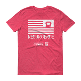 Resurgence Kettlebell Flag Unisex Short sleeve t-shirt