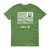 Resurgence Kettlebell Flag Unisex Short sleeve t-shirt