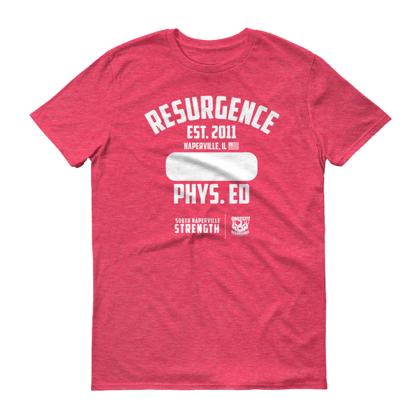 Resurgence Phys. Ed Gym Class Unisex T-Shirt (front print only)