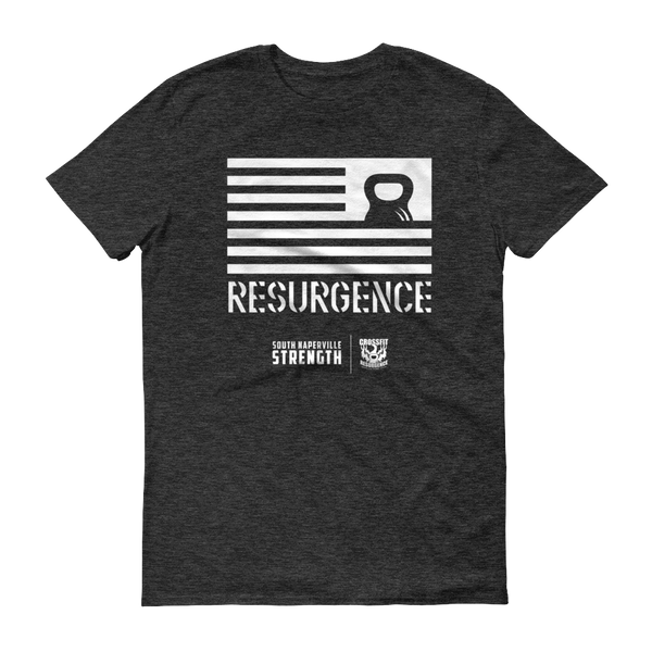 Resurgence Kettlebell Flag Unisex Short sleeve t-shirt