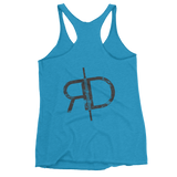 Robby Face (with RD Logo on the back) Women's Racerback Tank