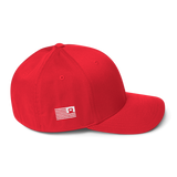 RESURGENCE + Side Flag Off-Centered Flexfit Structured Twill Cap (7 colors available)