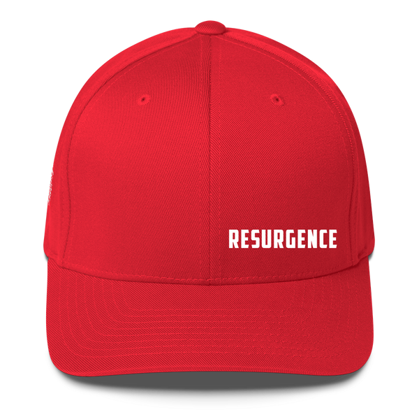 RESURGENCE + Side Flag Off-Centered Flexfit Structured Twill Cap (7 colors available)